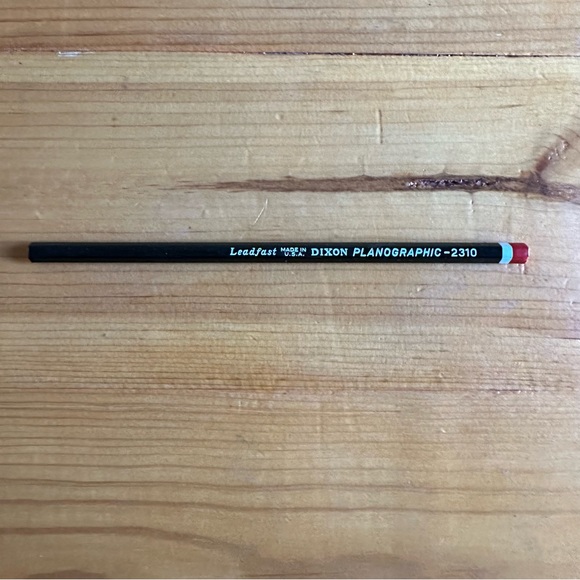 NOS Vintage mcm Dixon Leadfast Planograpic 2310 pencil - Picture 2 of 4